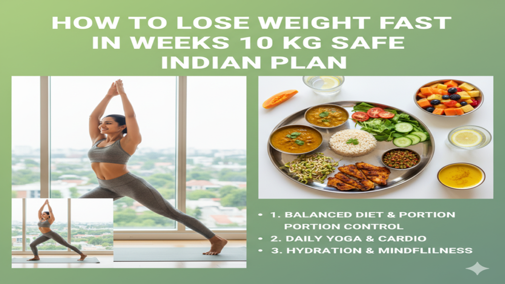How To Lose Weight Fast In 2 Weeks 10 Kg Safe Indian Plan