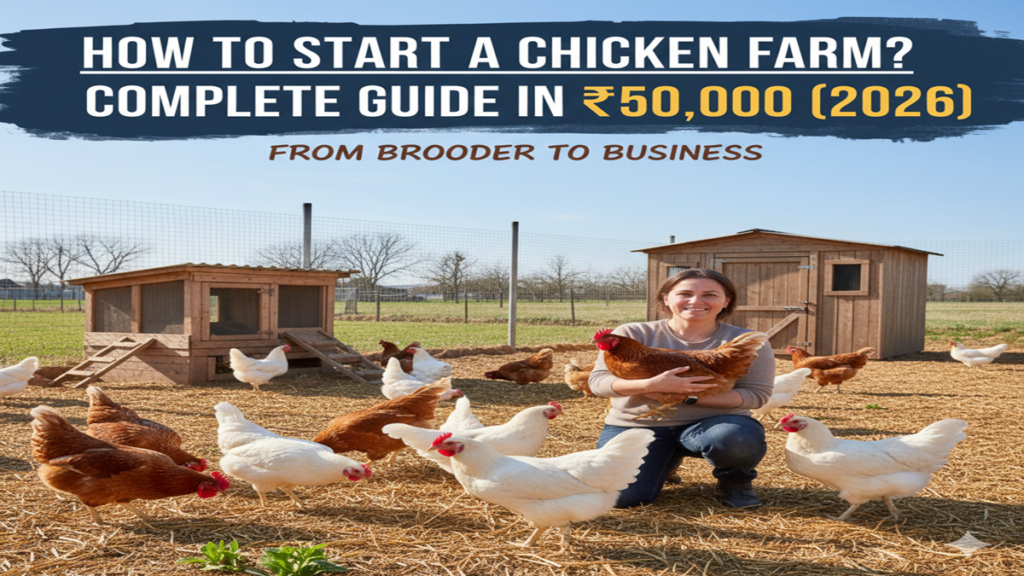 Murgi Farm Kaise Shuru Kare ₹50,000 Me Complete Guide (2026)