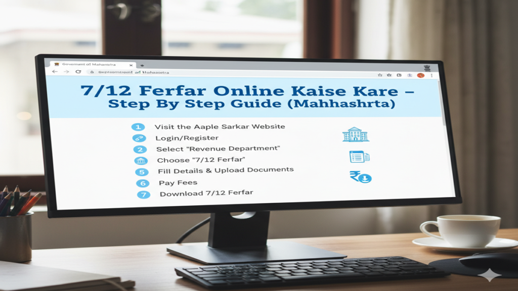 7/12 Ferfar Online Kaise Kare – Step By Step Guide (Maharashtra)