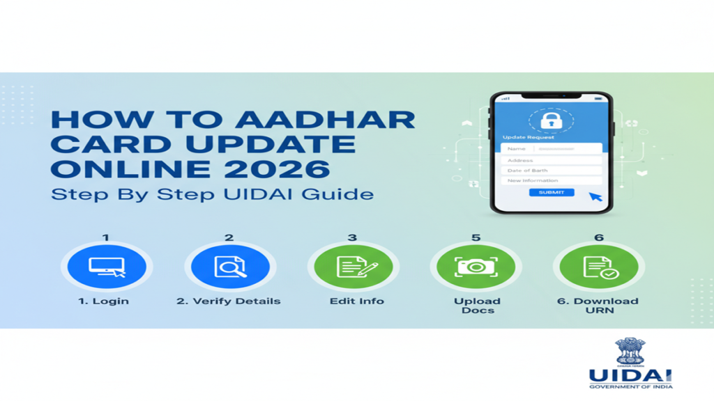How To Aadhar Card Update Online 2026 – Step By Step Uidai Guide