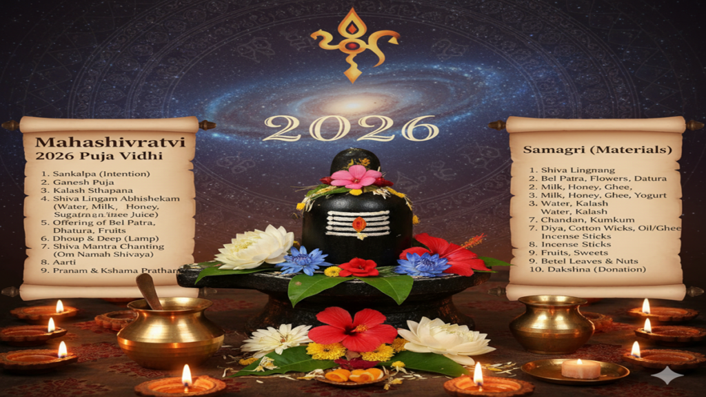 Mahashivratri 2026 Puja Vidhi Step By Step (With Samagri)