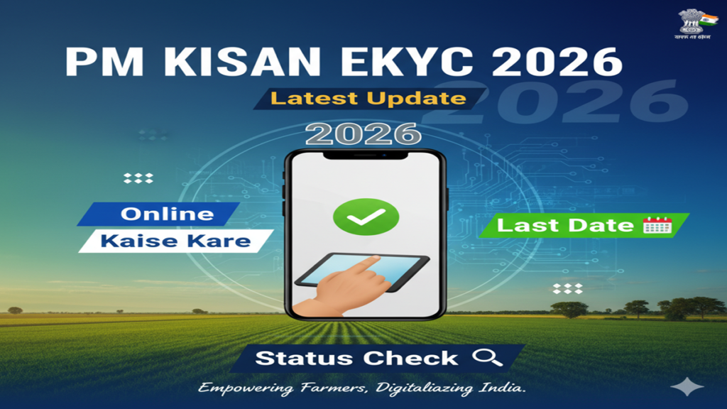 Pm Kisan Ekyc 2026 Latest Update: Online Kaise Kare, Last Date, Status Check