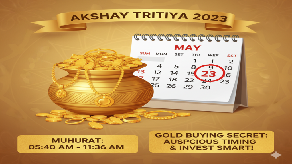 Akshay Tritiya 2023: Date, Muhurat & Gold Buying Secret 1 Akshay Tritiya 2023: Date, Muhurat & Gold Buying Secret