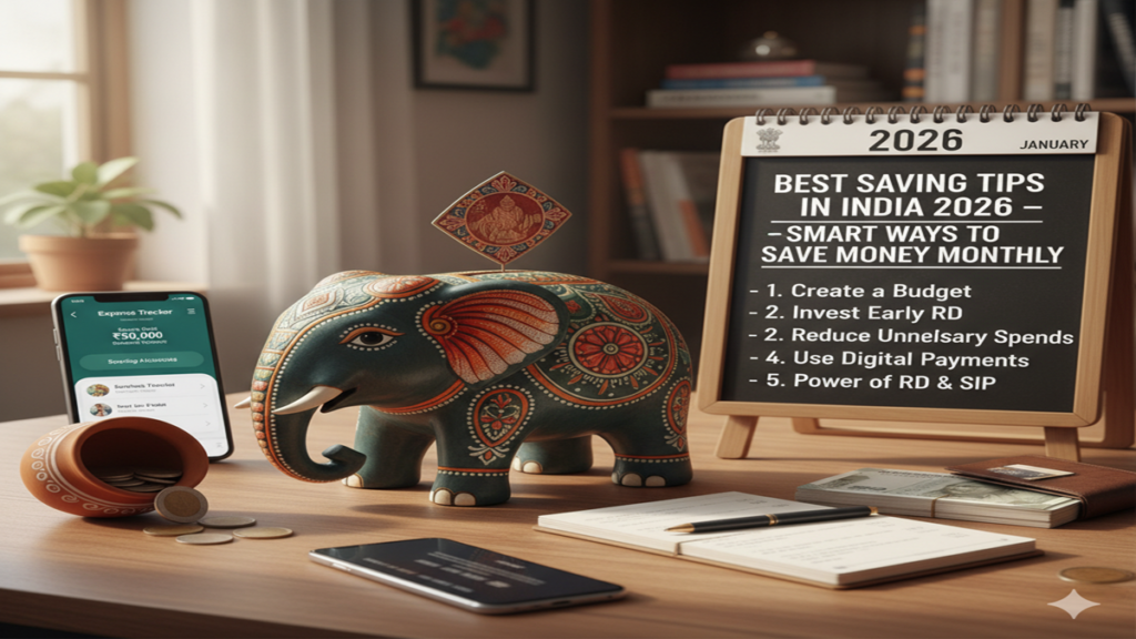 Best Saving Tips in India 2026 – Smart Ways to Save Money Monthly