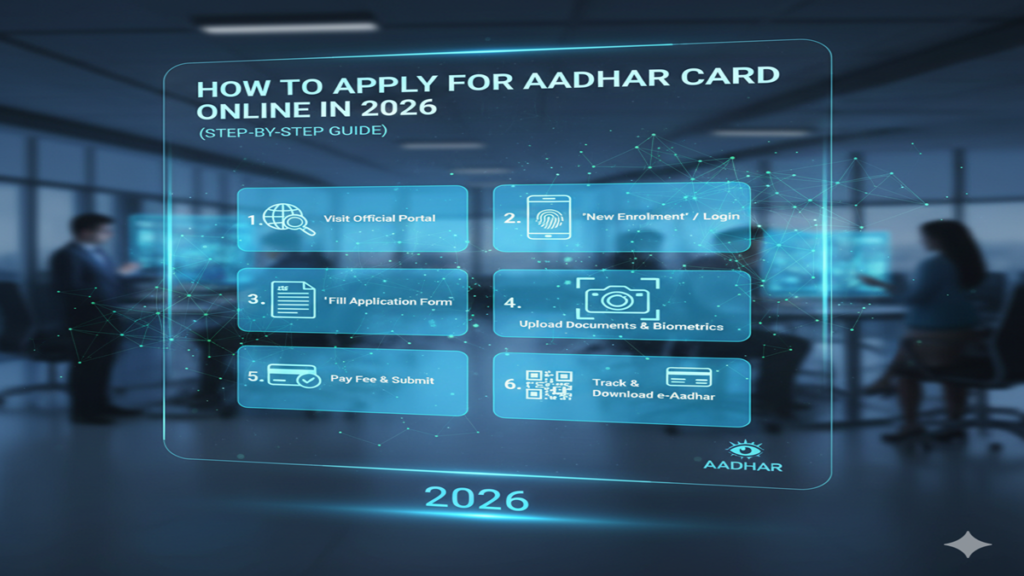 How To Apply For Aadhar Card Online In 2026 (Step-By-Step Guide)