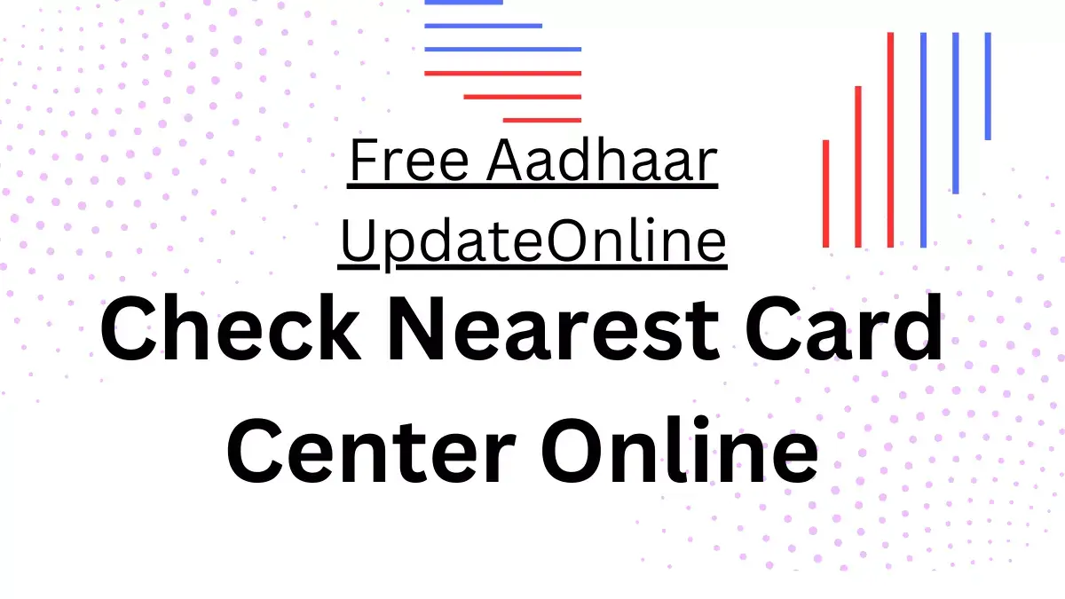 Free Aadhaar Update