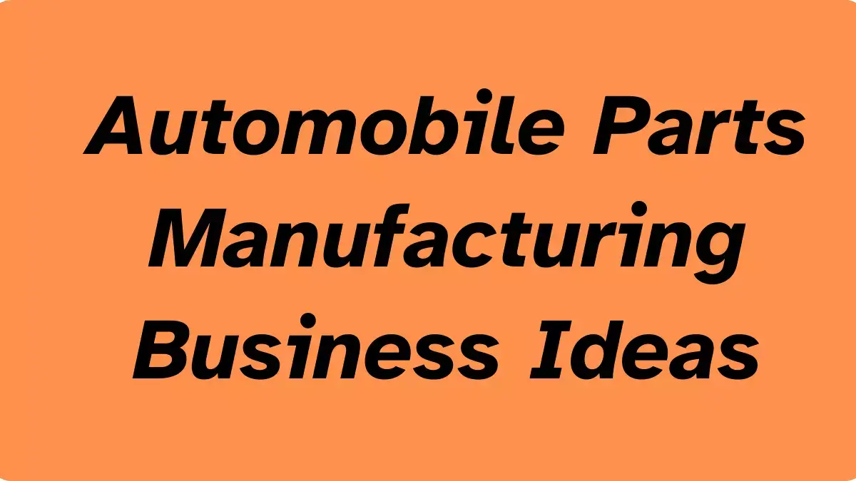 Auto parts business name ideas