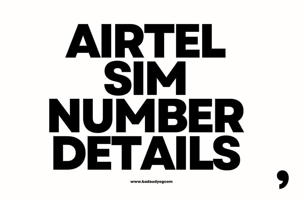 airtel sim ke customer ka number kya hai