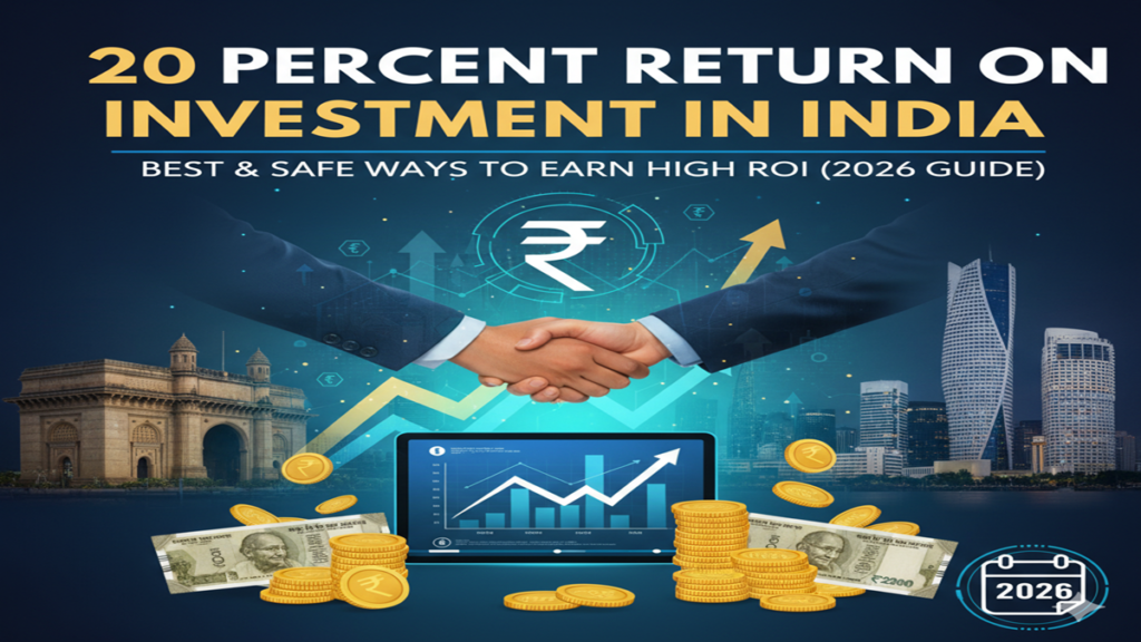 20 Percent Return On Investment In India Best & Safe Ways To Earn High Roi (2026 Guide)