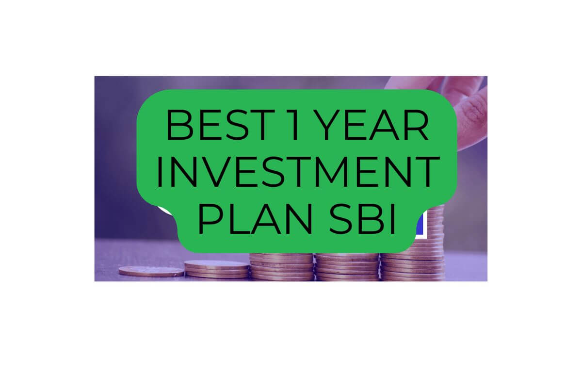 Best 1 Year Investment Plan Sbi