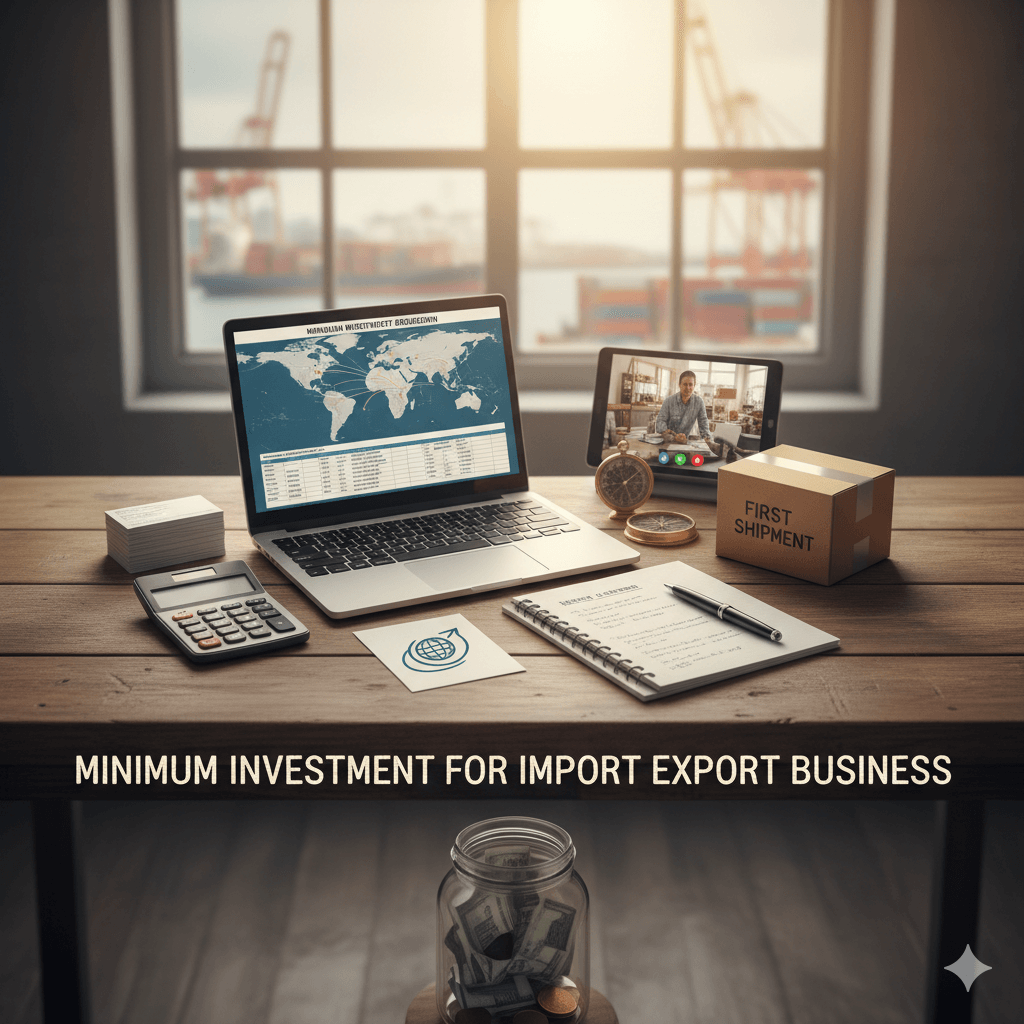 Minimum Investment For Import Export Business