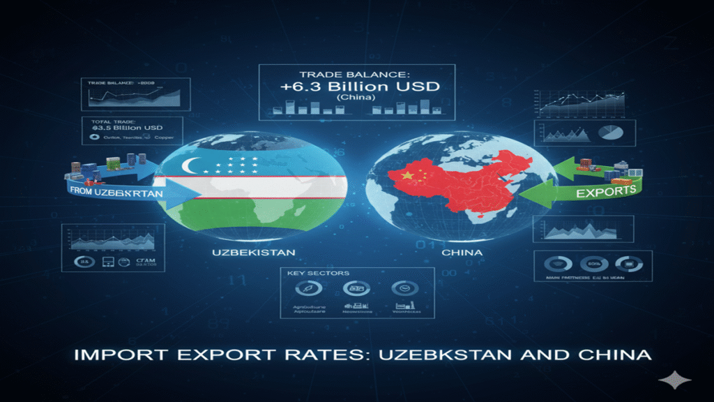 Import Export Rates Pics Uzbekistan And China