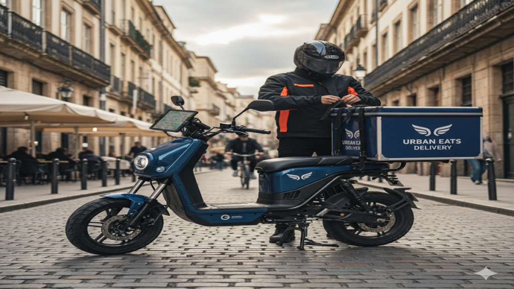 Electric Scooter For Delivery Business