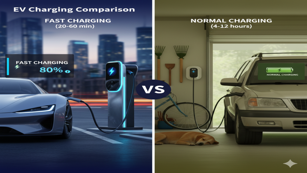 Fast Charging Vs Normal Charging Ev