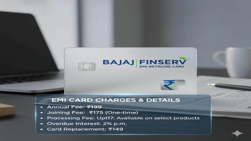 Bajaj Finserv Emi Card Charges Details