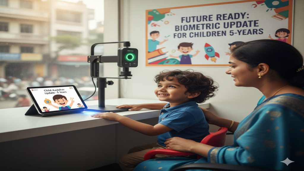 Child Aadhaar Biometric Update 5 Years