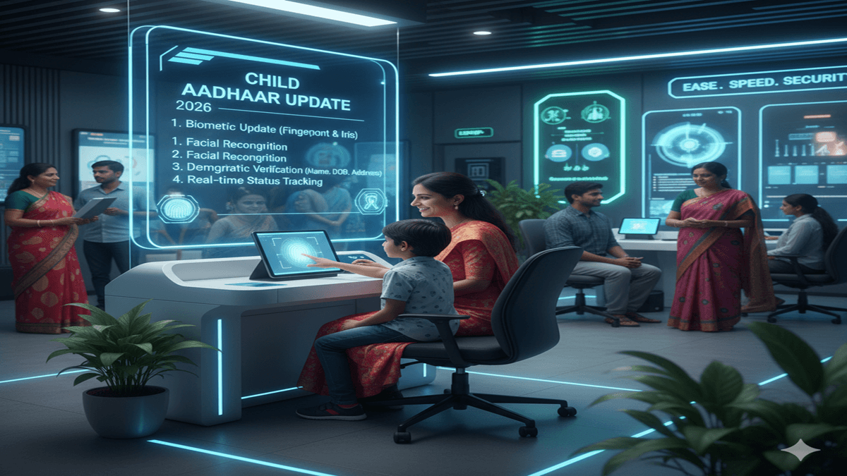 Child Aadhaar Update Process 2026
