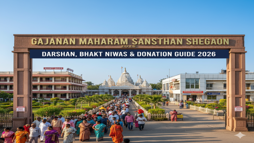 Gajanan Maharaj Sansthan Shegaon Darshan, Bhakt Niwas & Donation Guide 2026