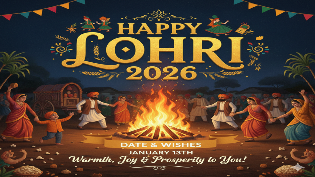 Happy Lohri 2026 Date Wishes Images & Status Hindi