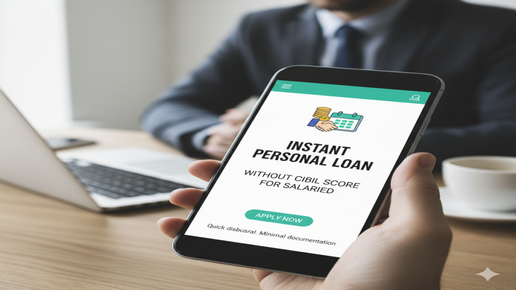 Instant Personal Loan Without Cibil Score For Salaried