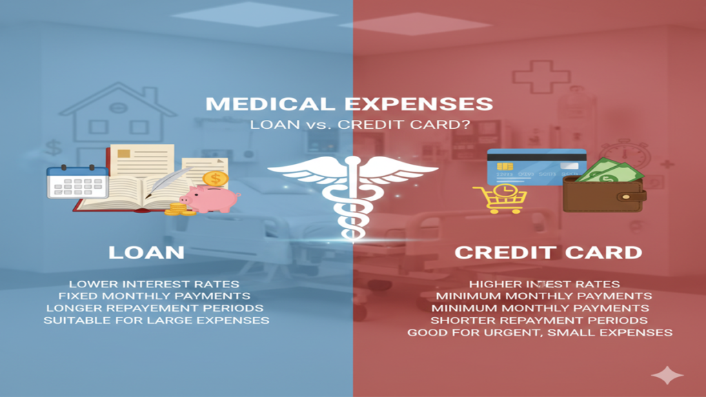 Loan Vs Credit Card For Medical Expenses