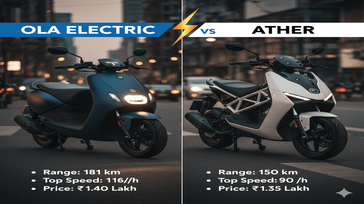 Ola Electric vs Ather comparison