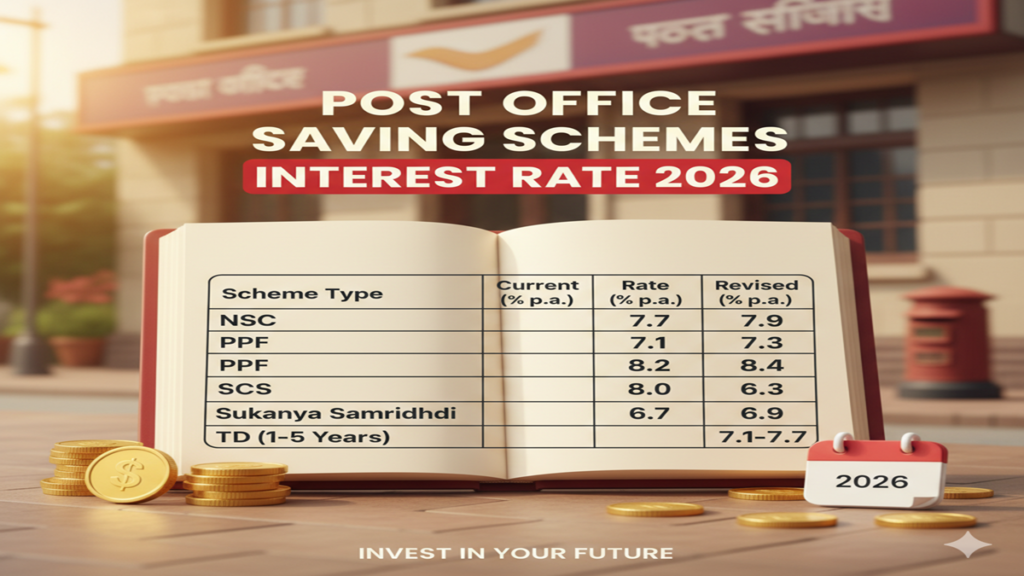 Post Office Saving Schemes Interest Rate 2026