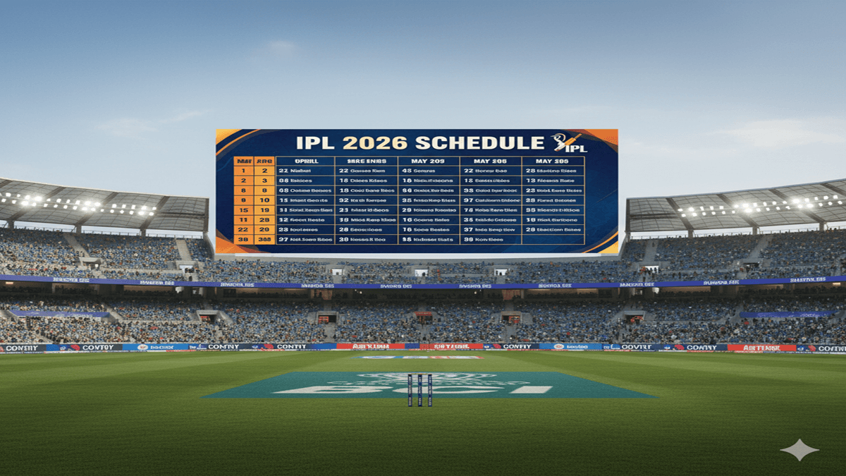 IPL 2026 schedule total match Time Table