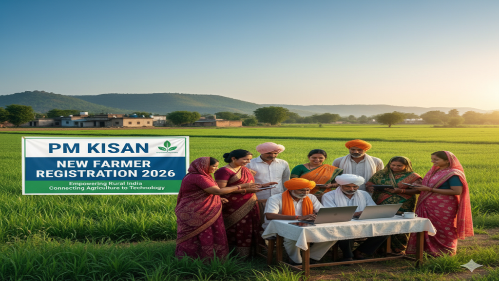 PM Kisan New Farmer Registration 2026: घर बैठे मोबाइल से करें नया आवेदन; सालाना पाएं ₹6000! 1 PM Kisan New Farmer Registration 2026