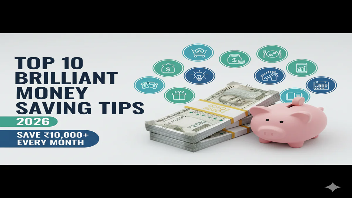Top 10 Brilliant Money Saving Tips 2026 – Save ₹10,000+ Every Month