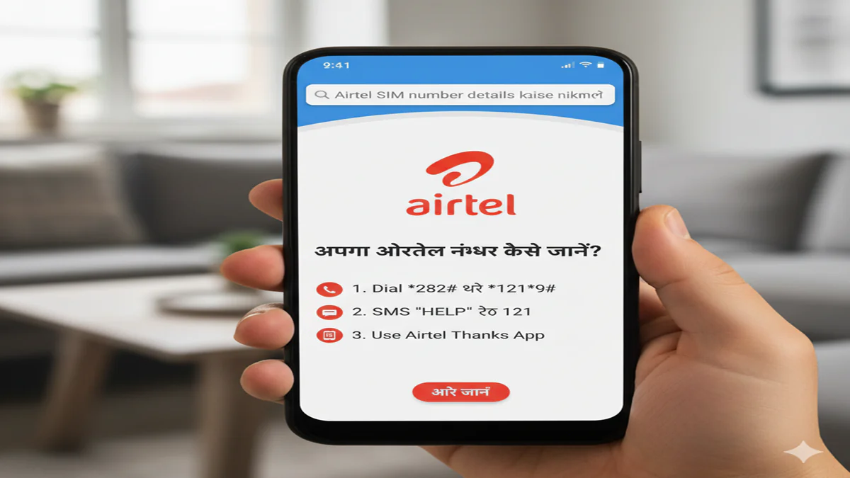 Airtel Sim Number Details Kaise Nikale