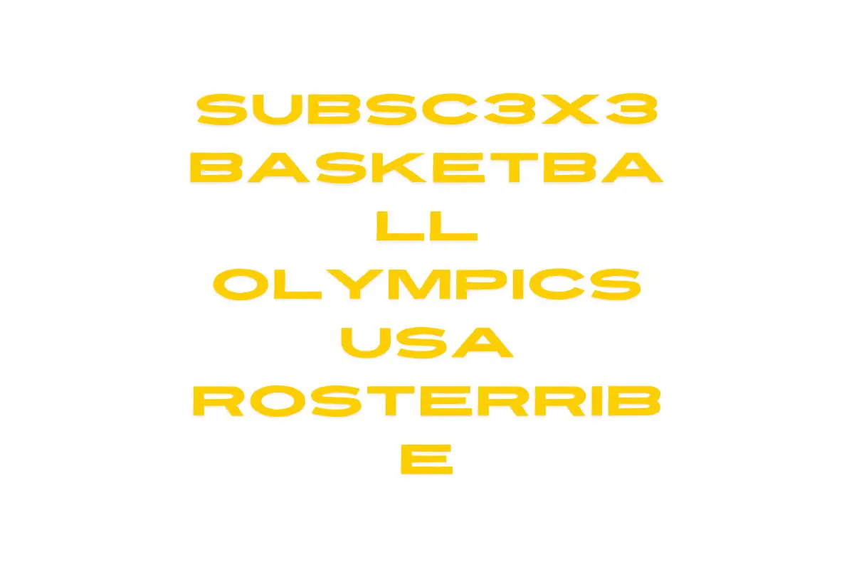 3x3 Basketball Olympics USA Roster