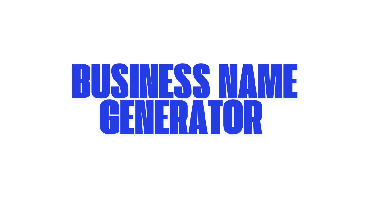 Tamil Business Name Generator
