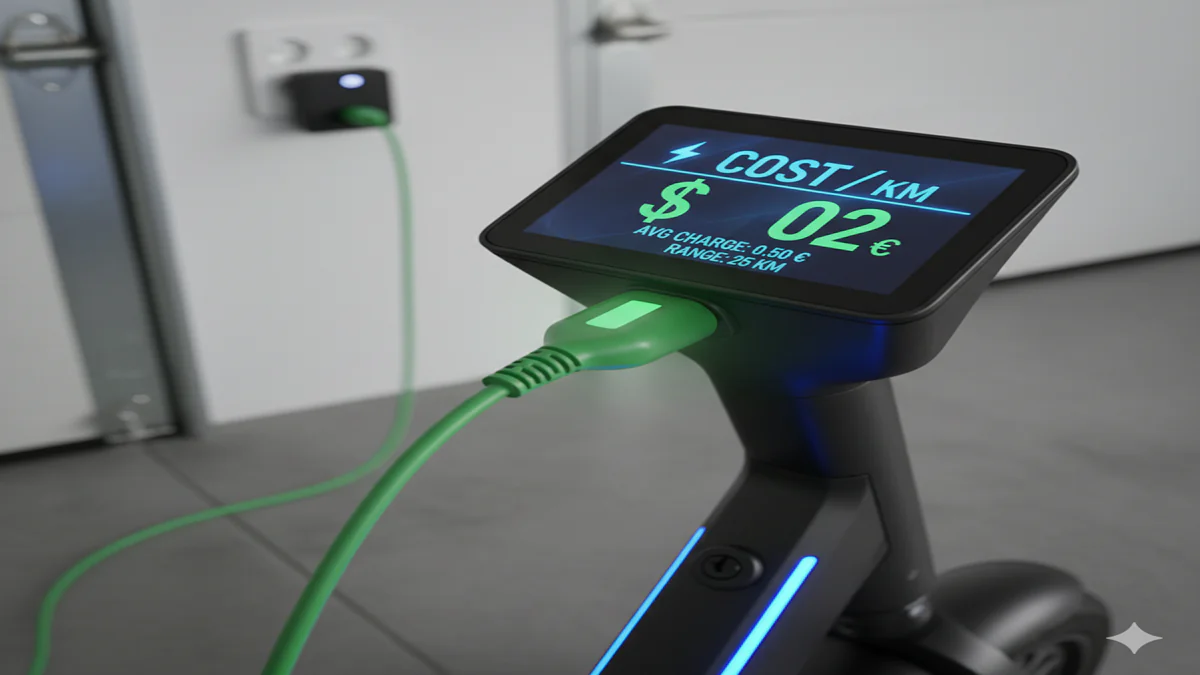Electric Scooter Charging Cost Per KM