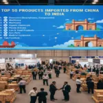 Top 50 products imported from China to India