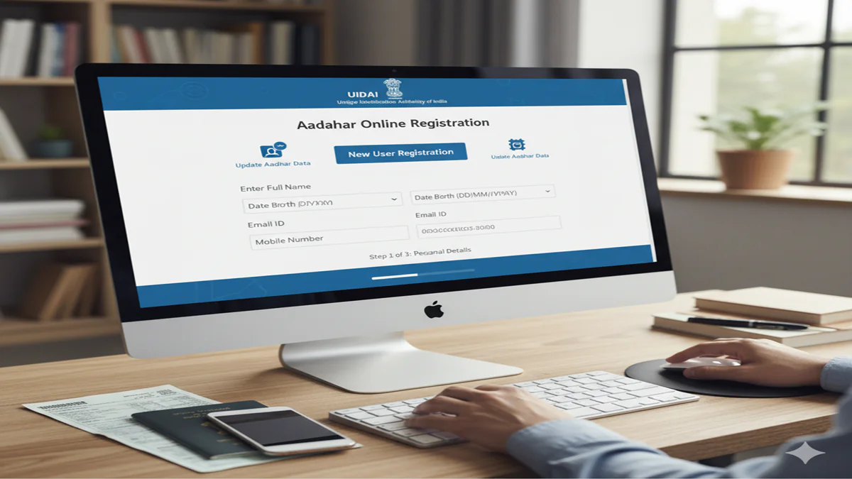 Aadhar Card Online Registration Process