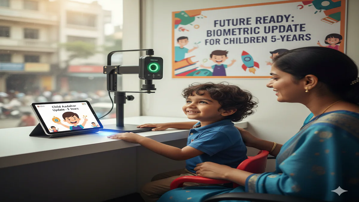 Child Aadhaar Biometric Update 5 Years