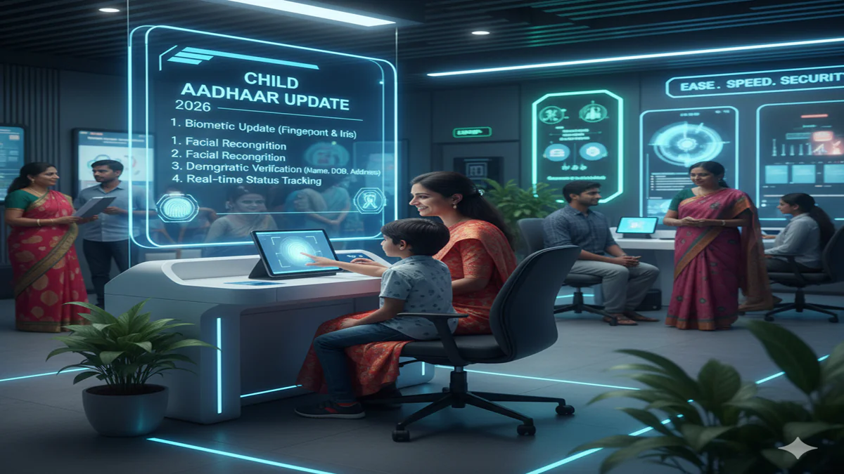 Child Aadhaar Update Process 2026