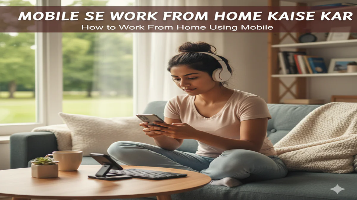 Mobile Se Work From Home Kaise Kare