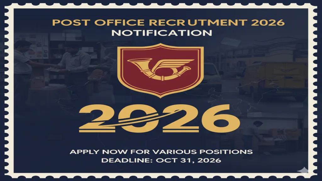 Post Office Bharti 2026 Notification