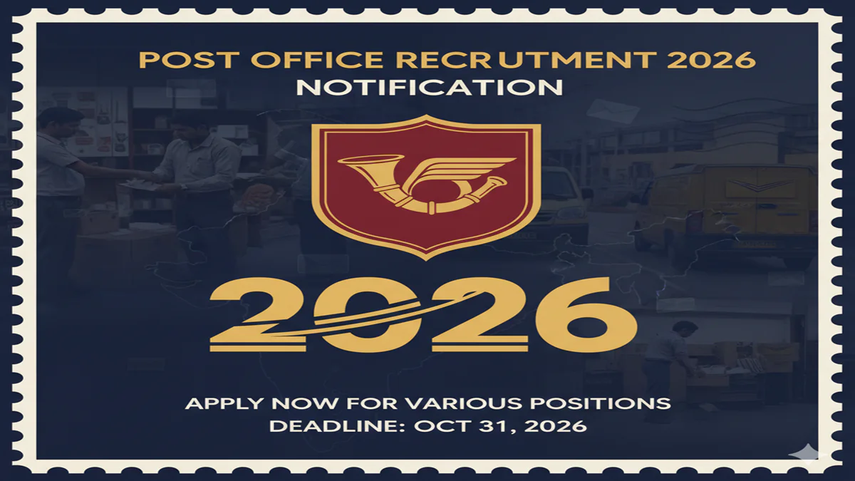 Post Office Bharti 2026 Notification