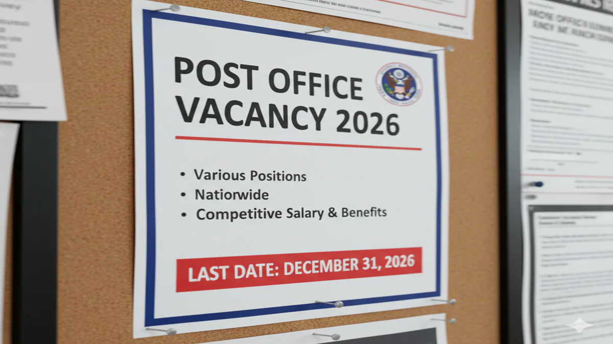 Post Office Vacancy 2026 Last Date