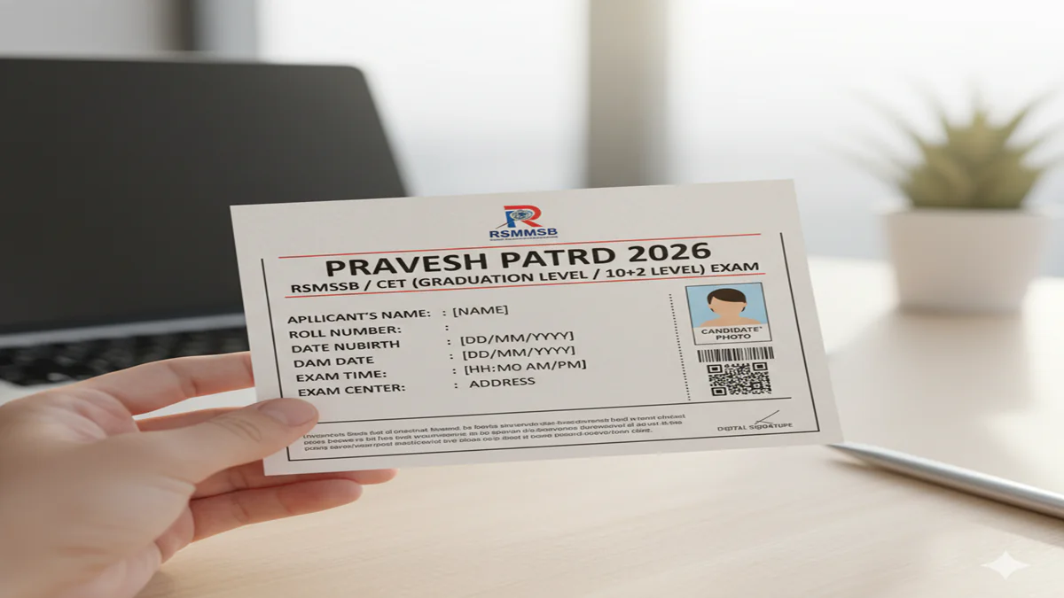 Rsmssb Admit Card 2026