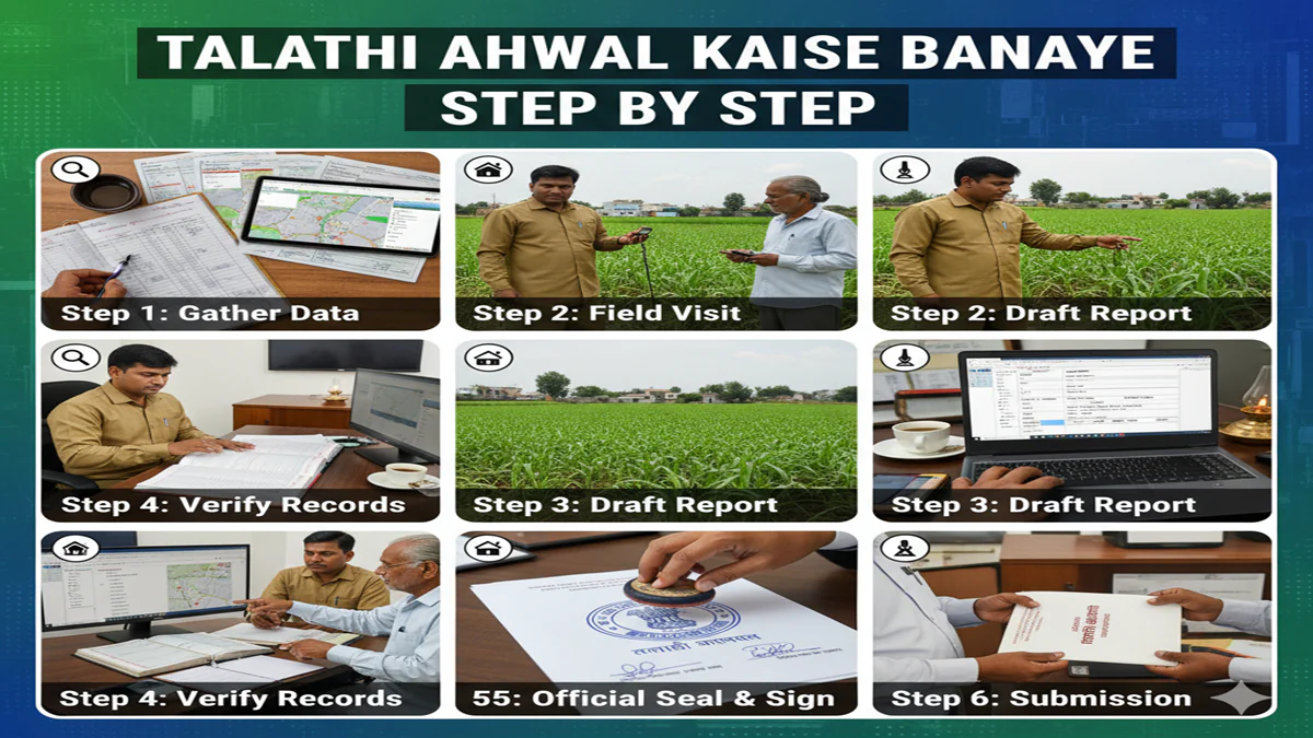 Talathi Ahwal Kaise Banaye Step By Step