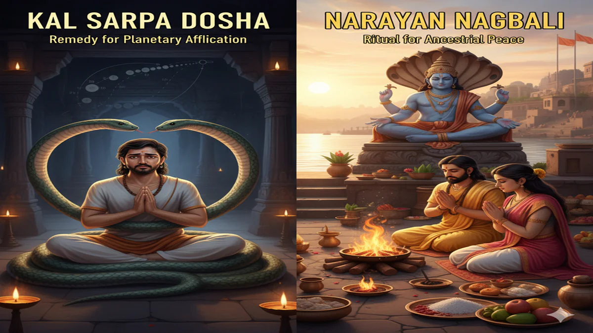 What Is The Difference Between Kalsarpa Dosha And Narayan Nagbali