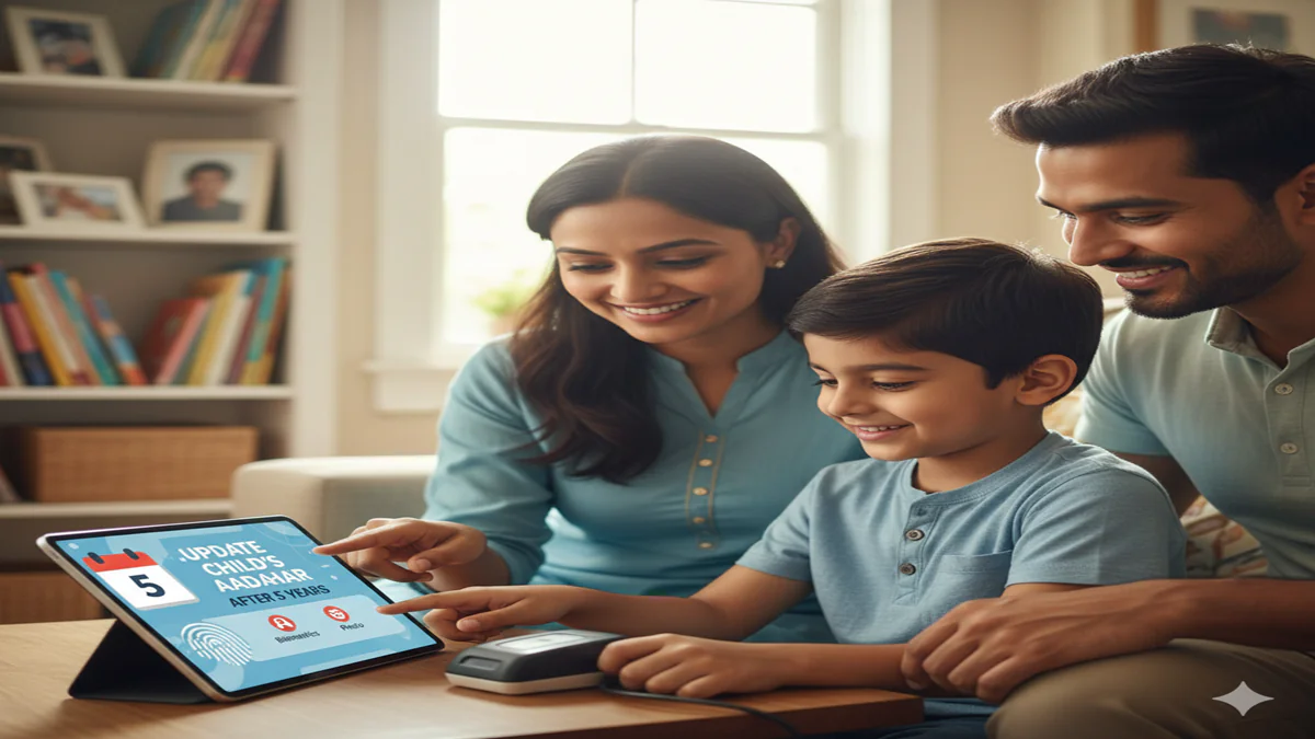 When To Update Child Aadhaar After 5 Years