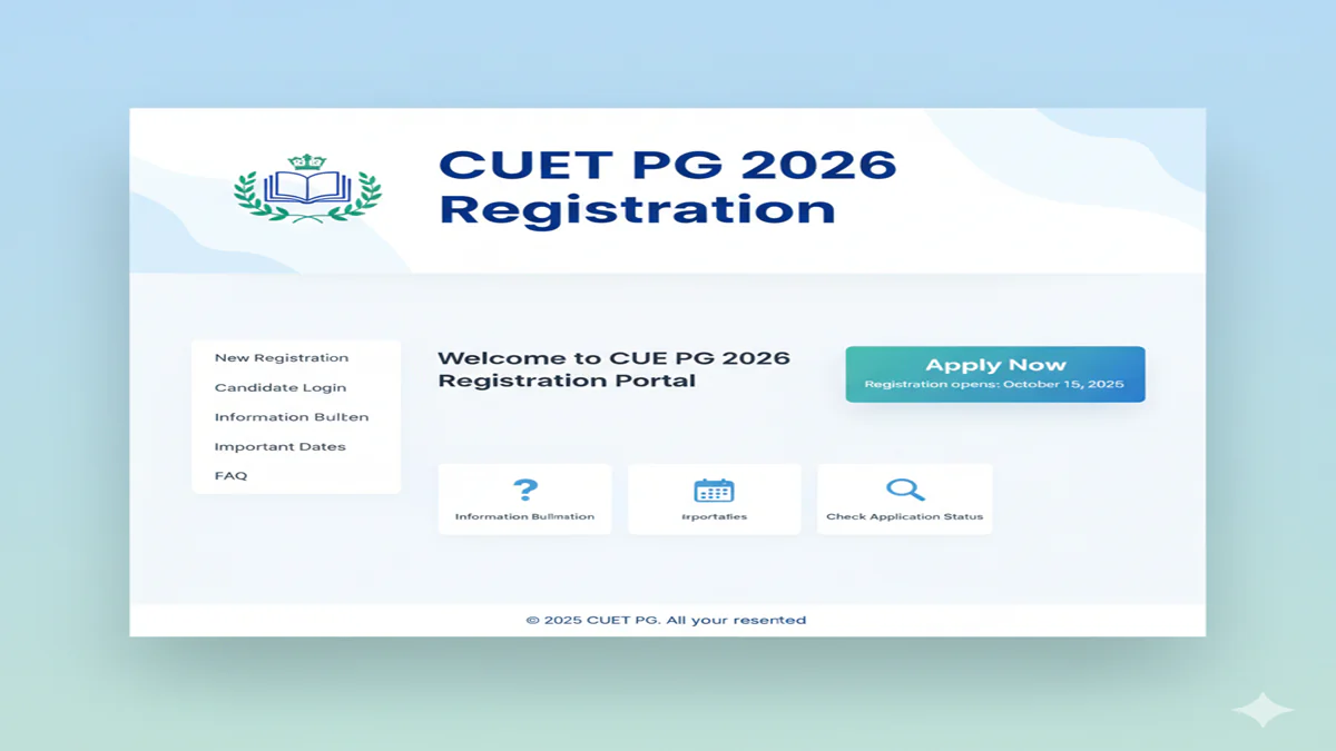 CUET PG 2026 registration website